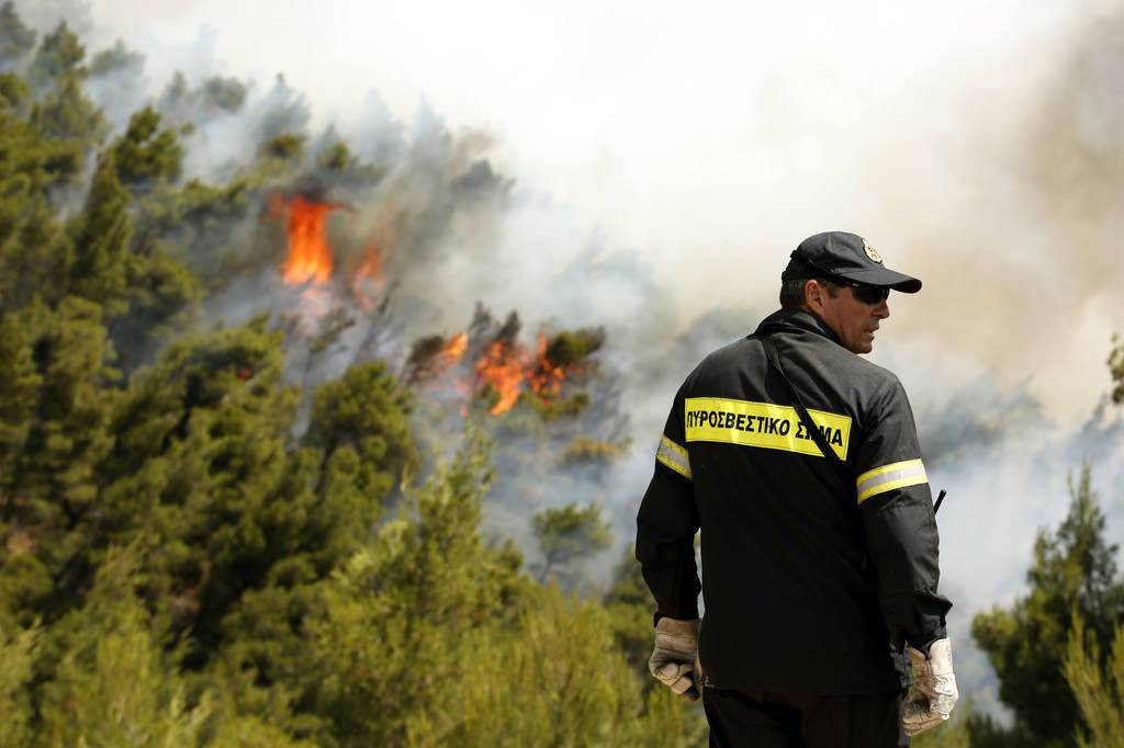 Φωτιά ξέσπασε στο Μαρούσι